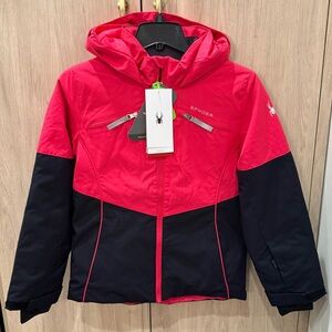 Spyder Kids Jacket in Red and Black